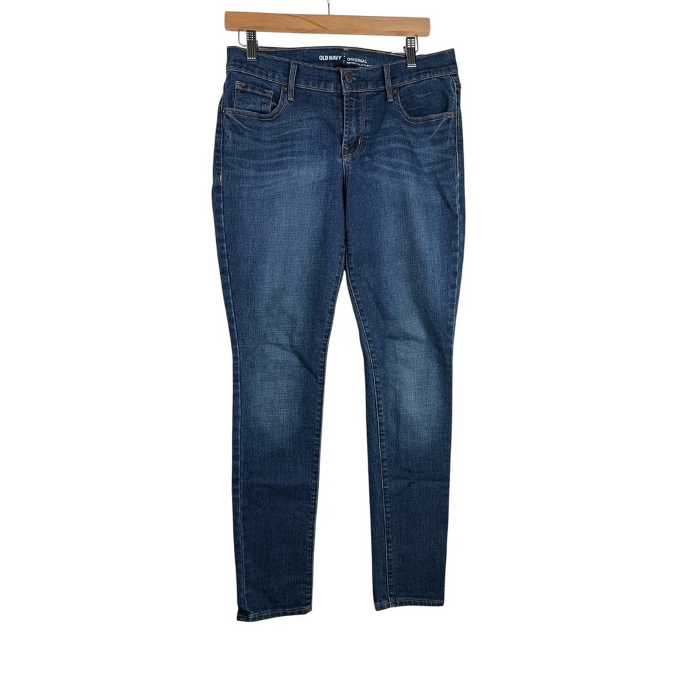 Old Navy Rockstar Mid Rise Skinny Jeans size 4 Blue